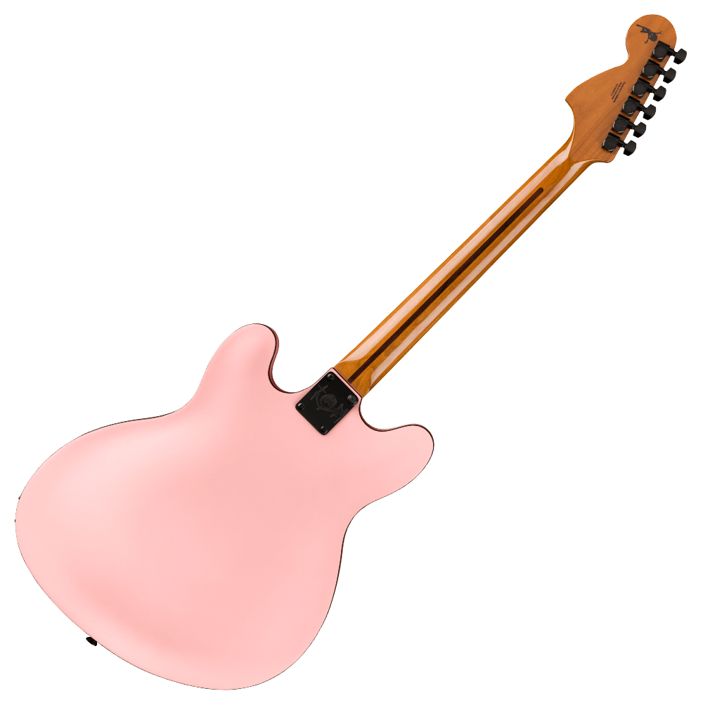Fender フェンダー Tom DeLonge Starcaster RW BHW Satin Shell Pink エレキギター ボディバック画像