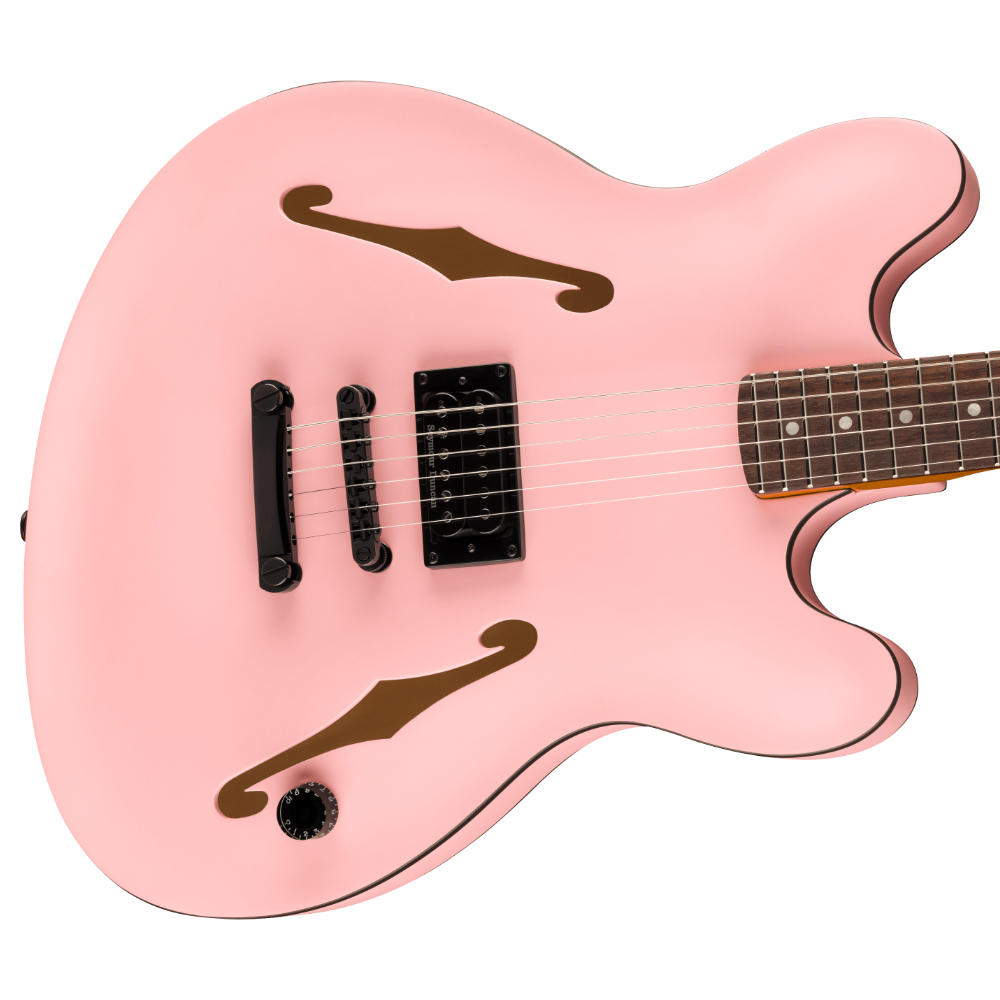 Fender フェンダー Tom DeLonge Starcaster RW BHW Satin Shell Pink エレキギター ボディ画像
