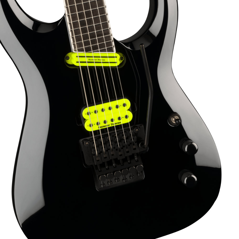 Jackson ジャクソン Concept Series Limited Edition Soloist SL27 EX Gloss Black エレキギター ボディトップ、ピックアップ、ブリッジ
