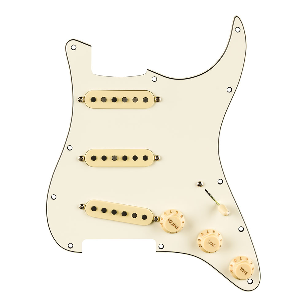 Fender フェンダー Pre-Wired Strat Pickguard Pure Vintage ’59 w/RWRP Middel Parchment エレキギター用配線済ピックアップセット