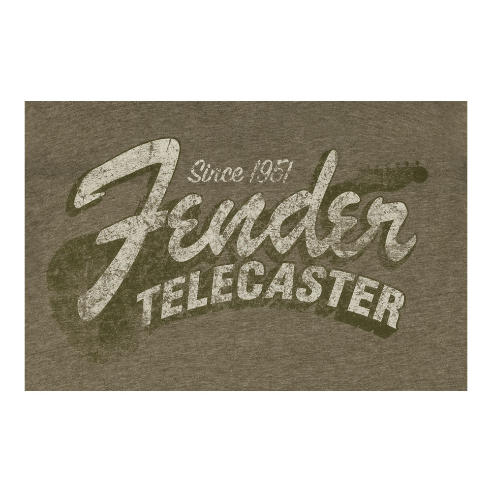 Fender フェンダー Since 1951 Telecaster T-Shirt Military Heather Green XXLサイズ Tシャツ デザイン部