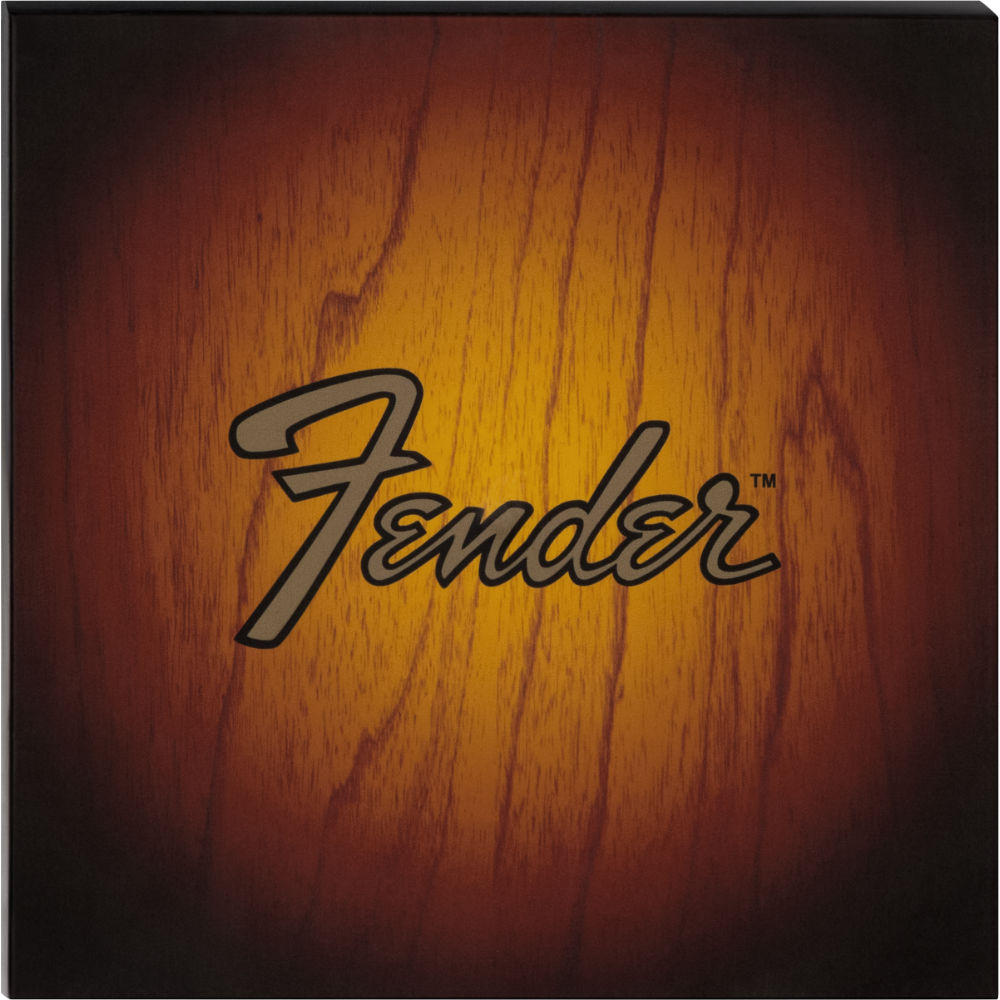 Fender フェンダー Sunburst Turntable Coaster Set コースター 6枚セット ベース部分ロゴ