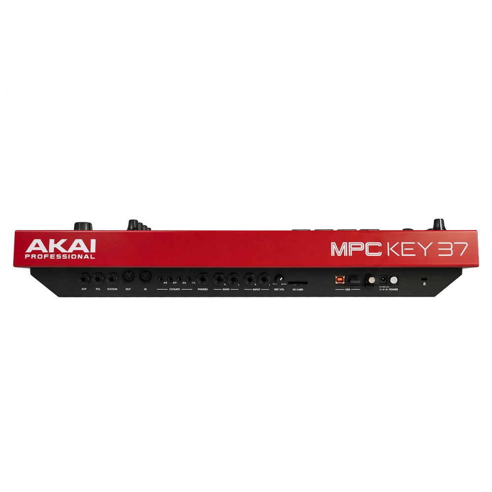 AKAI Professional アカイプロフェッショナル MPC Key 37 スタンドアローン プロダクション キーボード 本体後画像