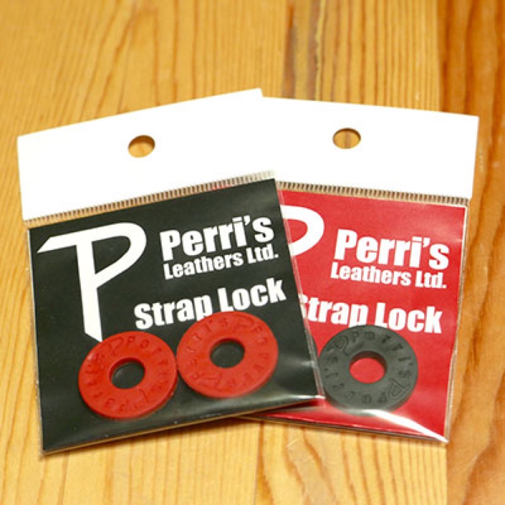 Perri’s ペリーズ SLK-7218 BLK Rubber Strap Lock BLACK ストラップロック ブラック パッケージ画像