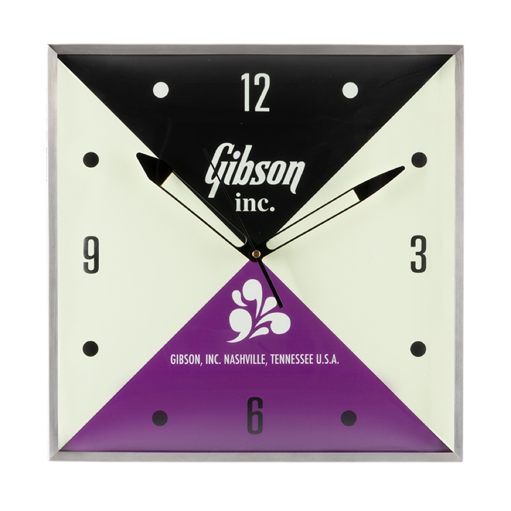 Gibson ギブソン Vintage Lighted Wall Clock Gibson Inc. GA-CLK3 壁掛け時計