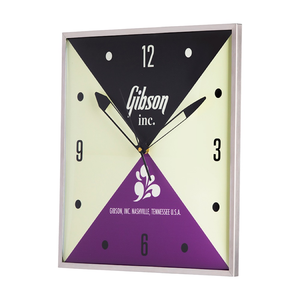 Gibson ギブソン Vintage Lighted Wall Clock Gibson Inc. GA-CLK3 壁掛け時計 側面