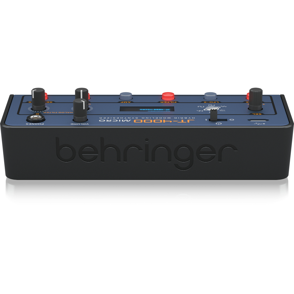 ベリンガー シンセサイザー BEHRINGER JT-4000 MICRO 2オシレーター アナログフィルター アルペジエーター 4ボイスハイブリッドシンセサイザー 側面画像