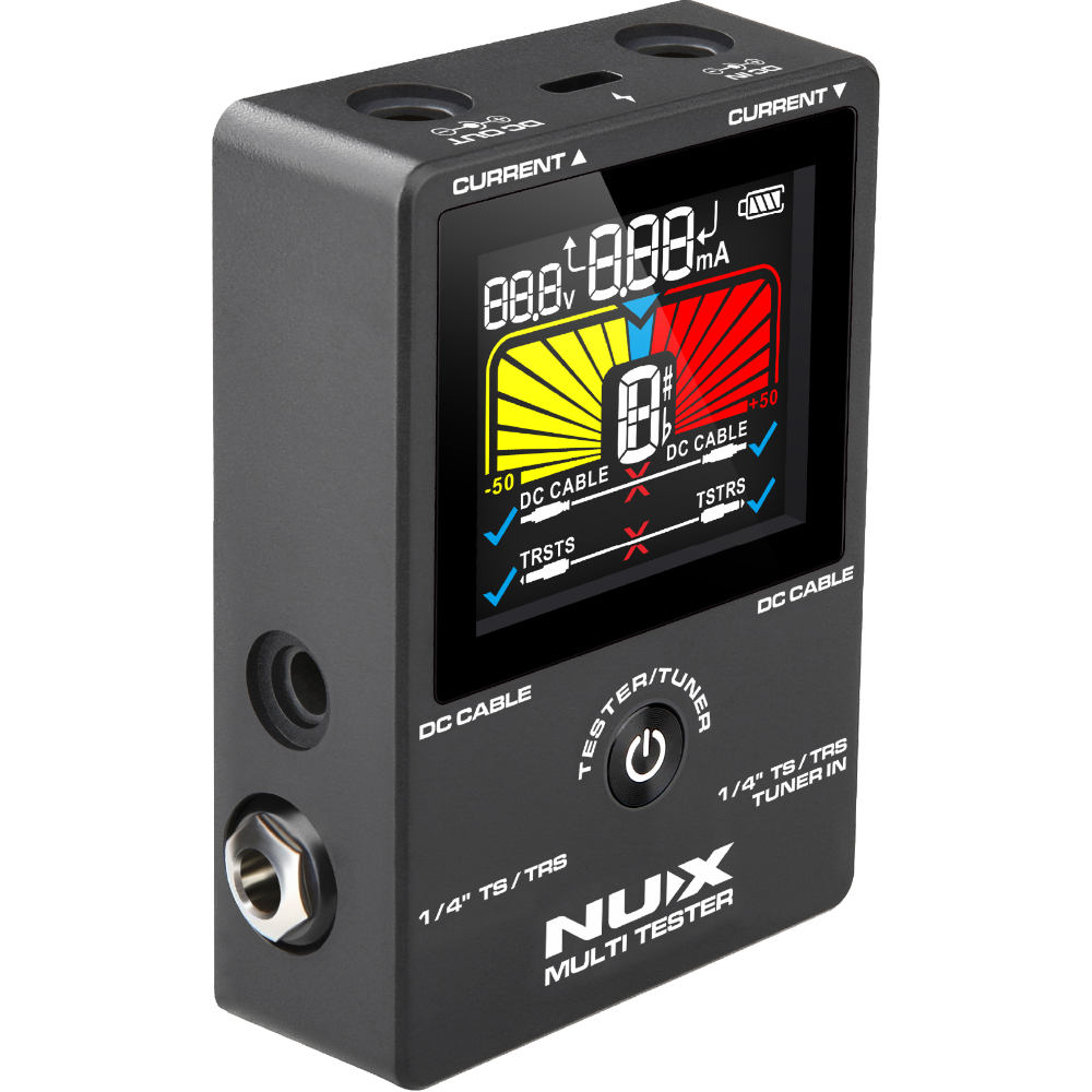 NUX ニューエックス NMT-1 4 in 1 充電式 マルチケーブルテスター 本体画像 斜め R