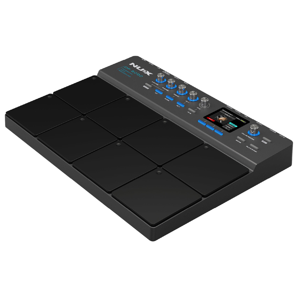 NUX ニューエックス DP-2000 パーカッションパッド 8つのストライクパッドを搭載 本体画像 斜め 