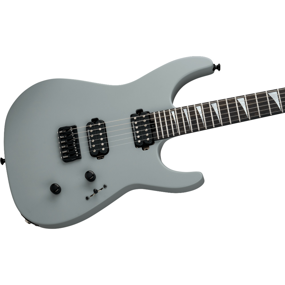 Jackson ジャクソン American Series Soloist SL2 DX HT Satin Porsche Gray エレキギター ボディ斜めアングル画像
