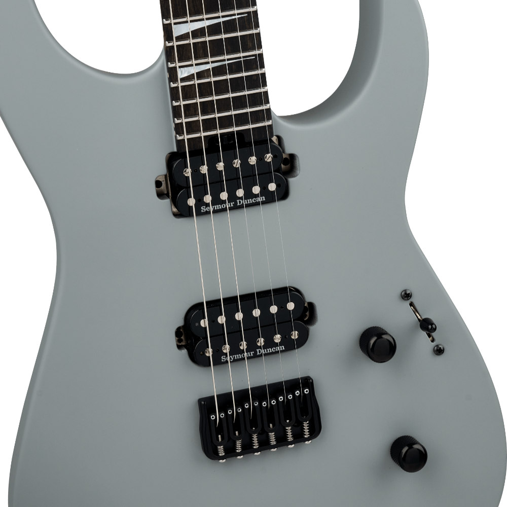 Jackson ジャクソン American Series Soloist SL2 DX HT Satin Porsche Gray エレキギター ボディ画像