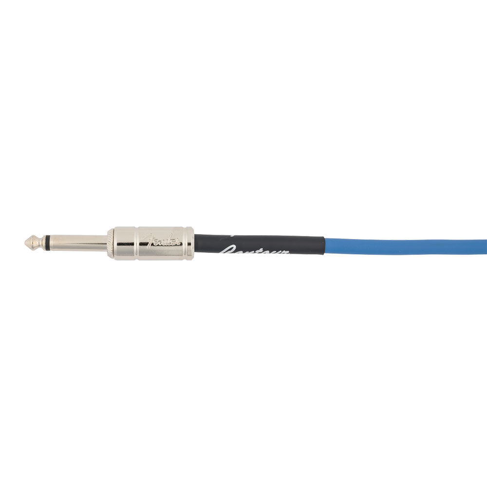 Fender フェンダー Contour 30ft(約9m) Coiled Cable Lake Placid Blue カールコード ギターケーブル ストレートプラグ