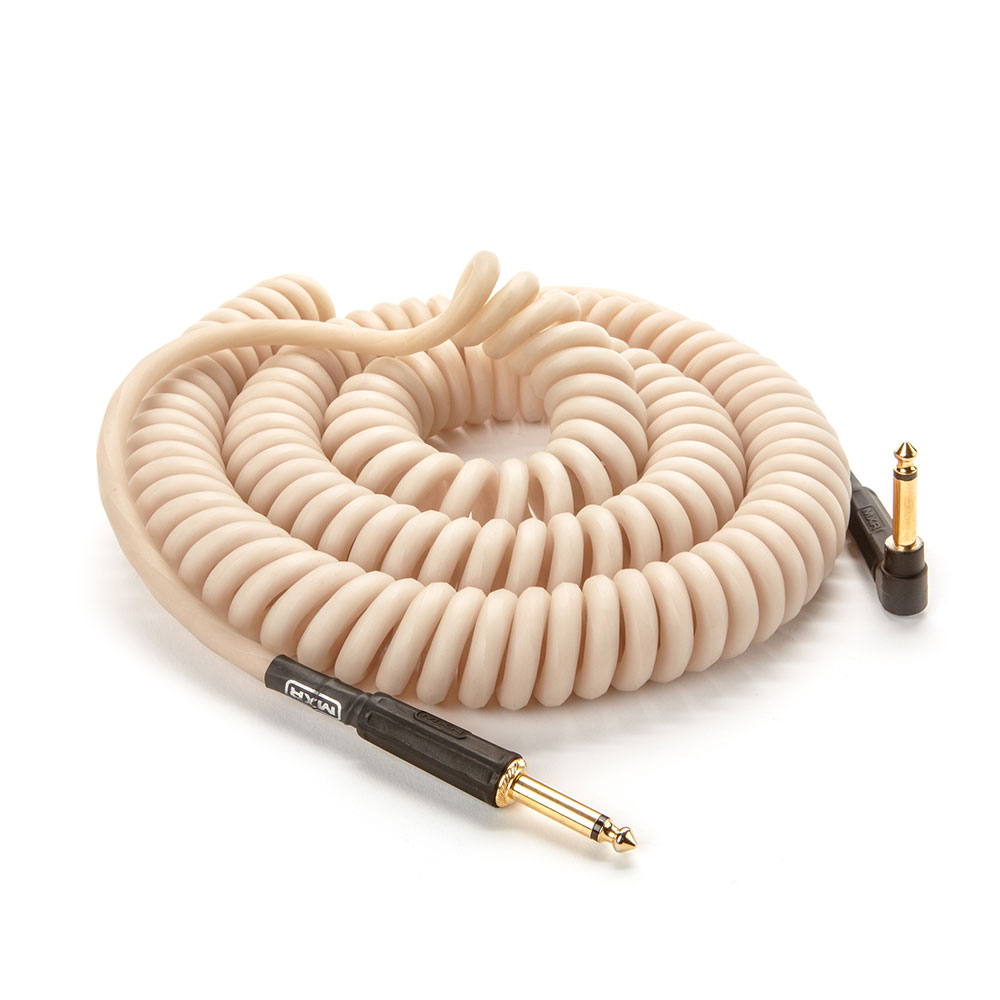 MXR エムエックスアール DCICG30R LS 9.0m グロー(蓄光) カールコード ギターケーブル 全体