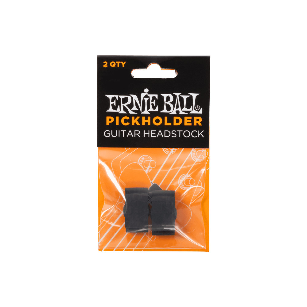ERNIE BALL 9641 PICKHOLDER HEADSTOCK P09641 ヘッド取り付け型ピックホルダー 2個入り パッケージ表画像