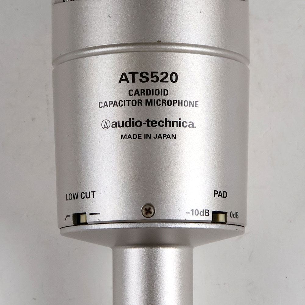 【中古】 audio-technica ATS520 コンデンサーマイク スイッチ