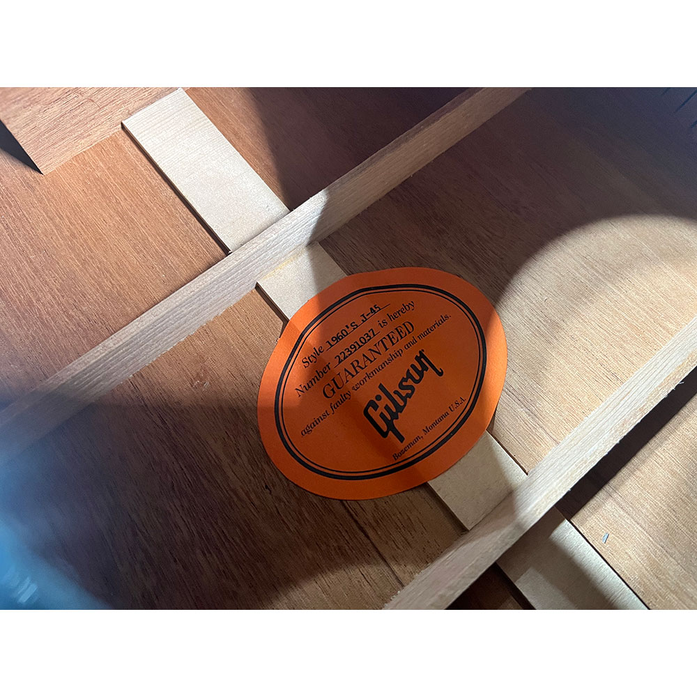 【中古】 アコースティックギター Gibson 1960’s J-45 Original Ebony 2021年製 アジャスタブルブリッジ 60s J45 ADJ ギブソン ラベル