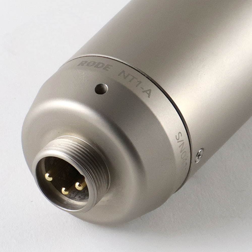 【中古】 マイク コンデンサーマイク RODE NT1-A マイクロフォン 端子部