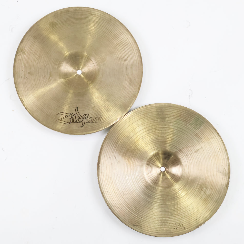 【中古】 ハイハットシンバル ペア ジルジャン ZILDJIAN A Zildjian HIHAT Pair 14インチ ペア 70s〜80s ビンテージシンバル 本体画像 裏 