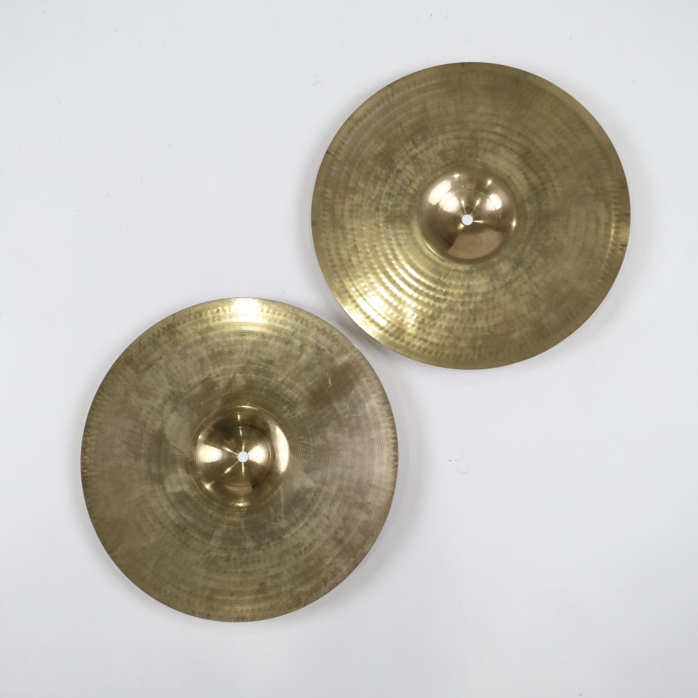【中古】 ハイハットシンバル ジルジャン ZILDJIAN A CUSTOM HIHAT 14インチ ハイハットシンバル ペア 裏面