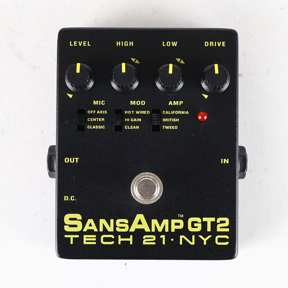 【中古】 TECH21 SansAmp GT2 アンプシミュレーター ギターエフェクター