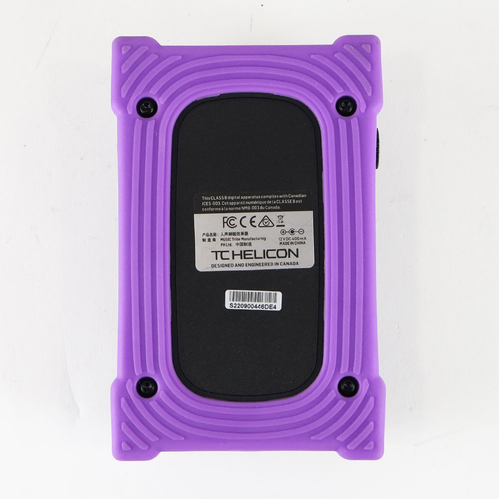 【中古】 TC-HELICON VoiceTone X1 ボーカル用エフェクター 裏面