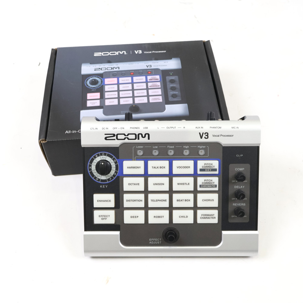 【中古】 ZOOM V3 ライブパフォーマンス ボーカル用プロセッサー