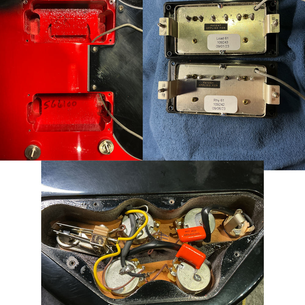 【中古】 エレキギター Gibson SG Standard ’61 Cardinal Red Burst 2023年製 2.84kg ギブソン SGスタンダード カージナルレッドバースト ピックアップ