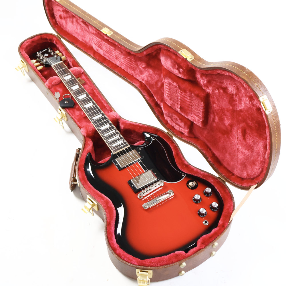 【中古】 エレキギター Gibson SG Standard ’61 Cardinal Red Burst 2023年製 2.84kg ギブソン SGスタンダード カージナルレッドバースト ケース
