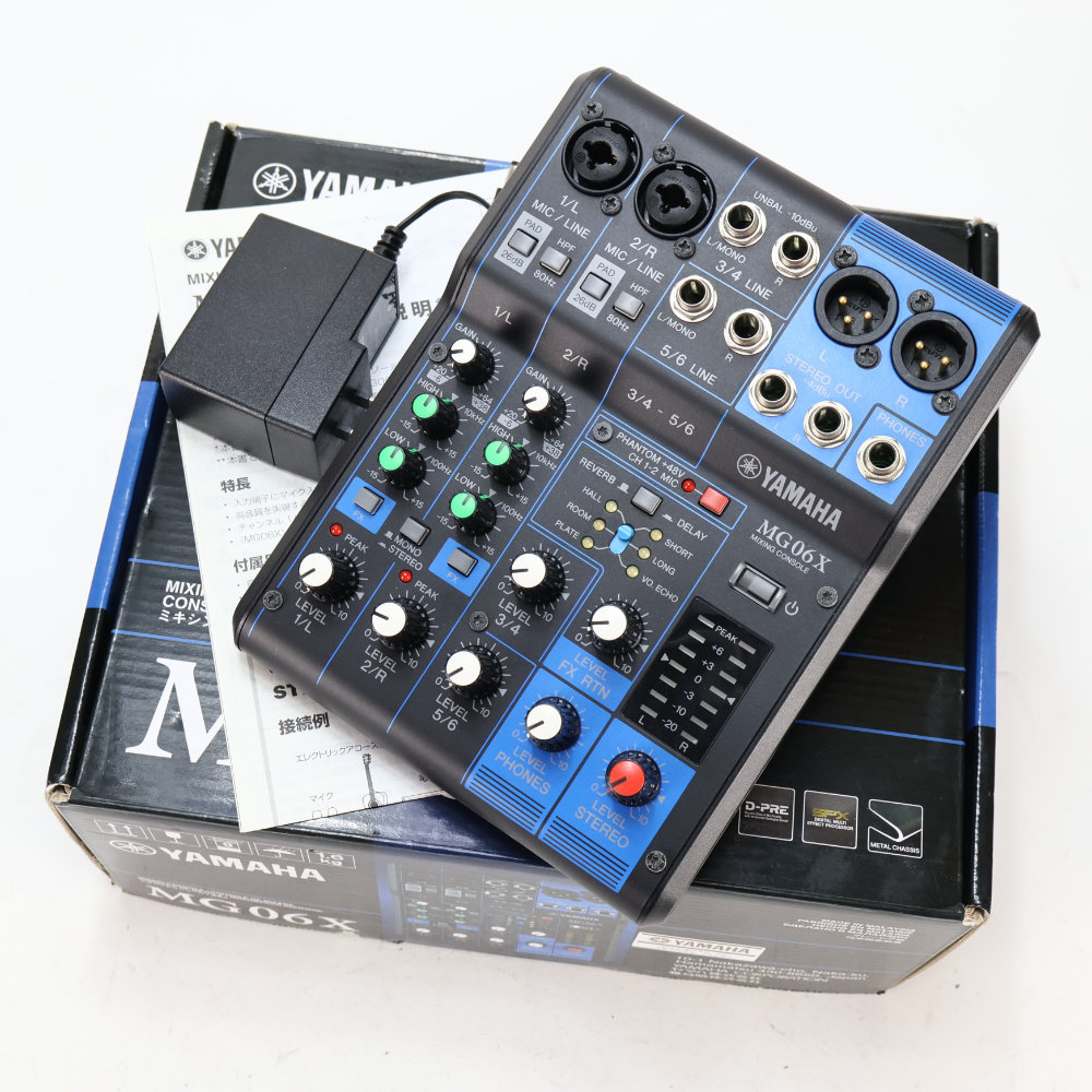 【中古】 ヤマハ YAMAHA MG06X 6ch アナログミキサー