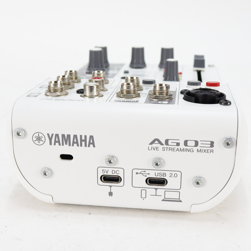 【中古】 ミキサー ヤマハ YAMAHA AG03 mk2 W ライブストリーミングミキサー ホワイト インサート 