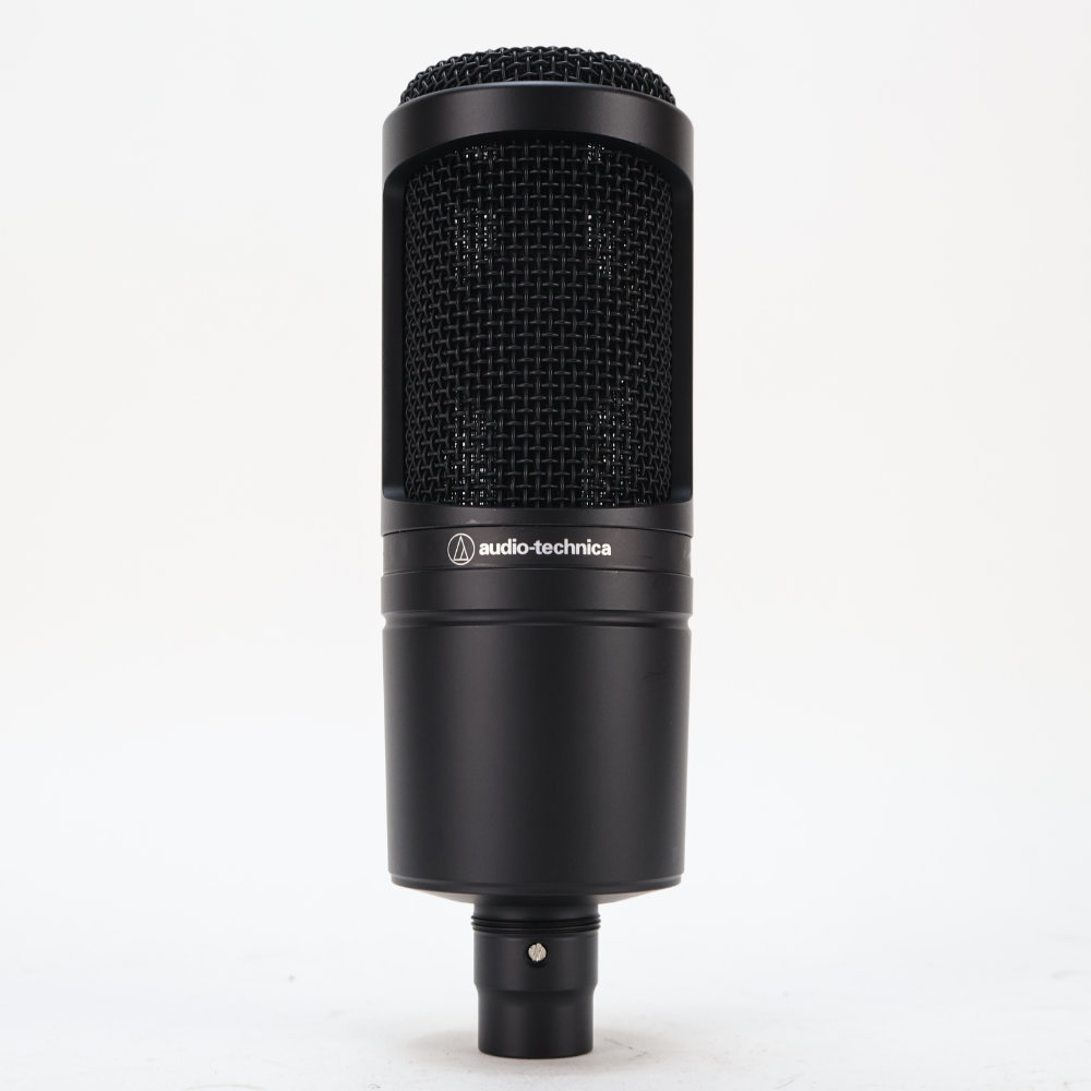 【中古】 コンデンサーマイク AUDIO-TECHNICA AT2020 オーディオテクニカ オーテク 正面