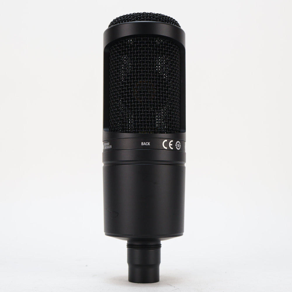 【中古】 コンデンサーマイク AUDIO-TECHNICA AT2020 オーディオテクニカ オーテク 背面