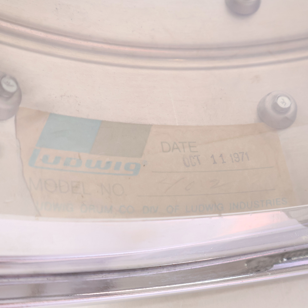 【中古】 スネアドラム ラディック Ludwig LM402 Supraphonic 14×6.5 1971年製 ヴィンテージ スネアドラム 詳細画像