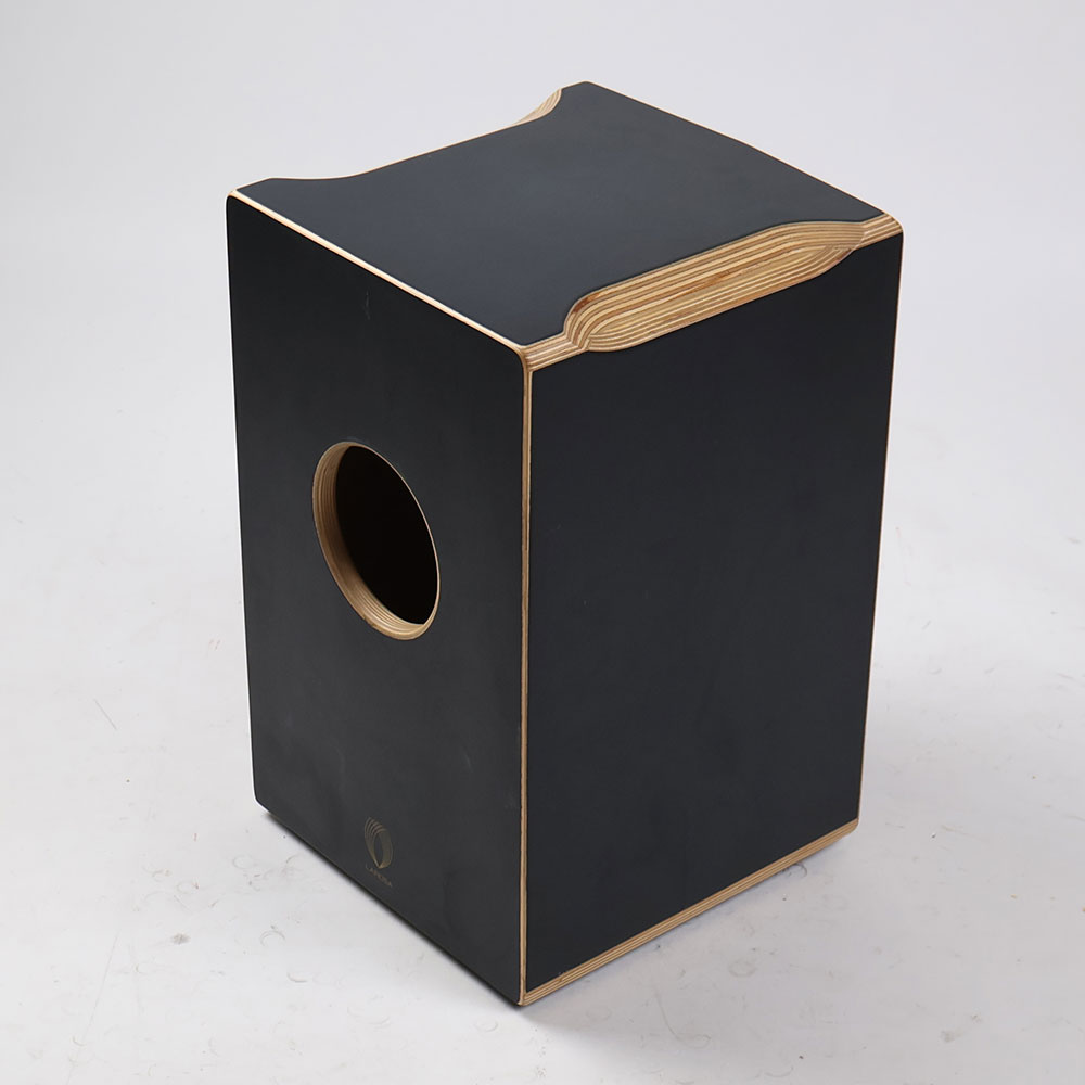 【中古】 La Rosa Percussion Professionalシリーズ C12 Black カホン 全体