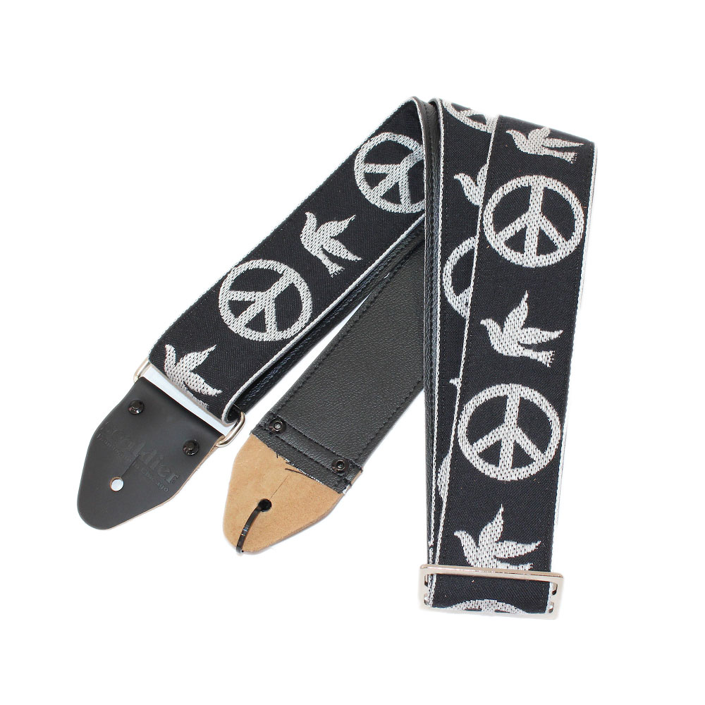 Souldier Ace Replica straps NY Peace Dove/Black ギターストラップ