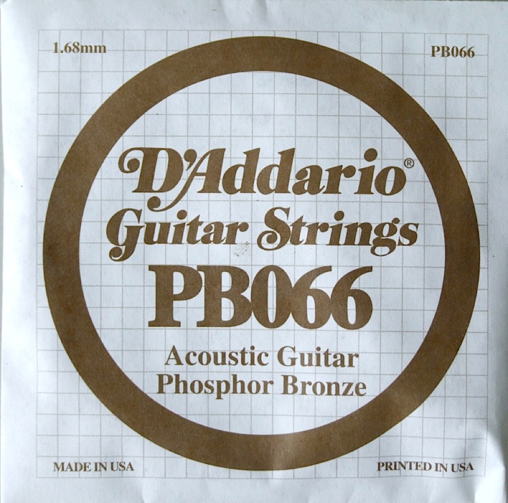 D’Addario PB066弦 Phosphor Bronze バラ弦