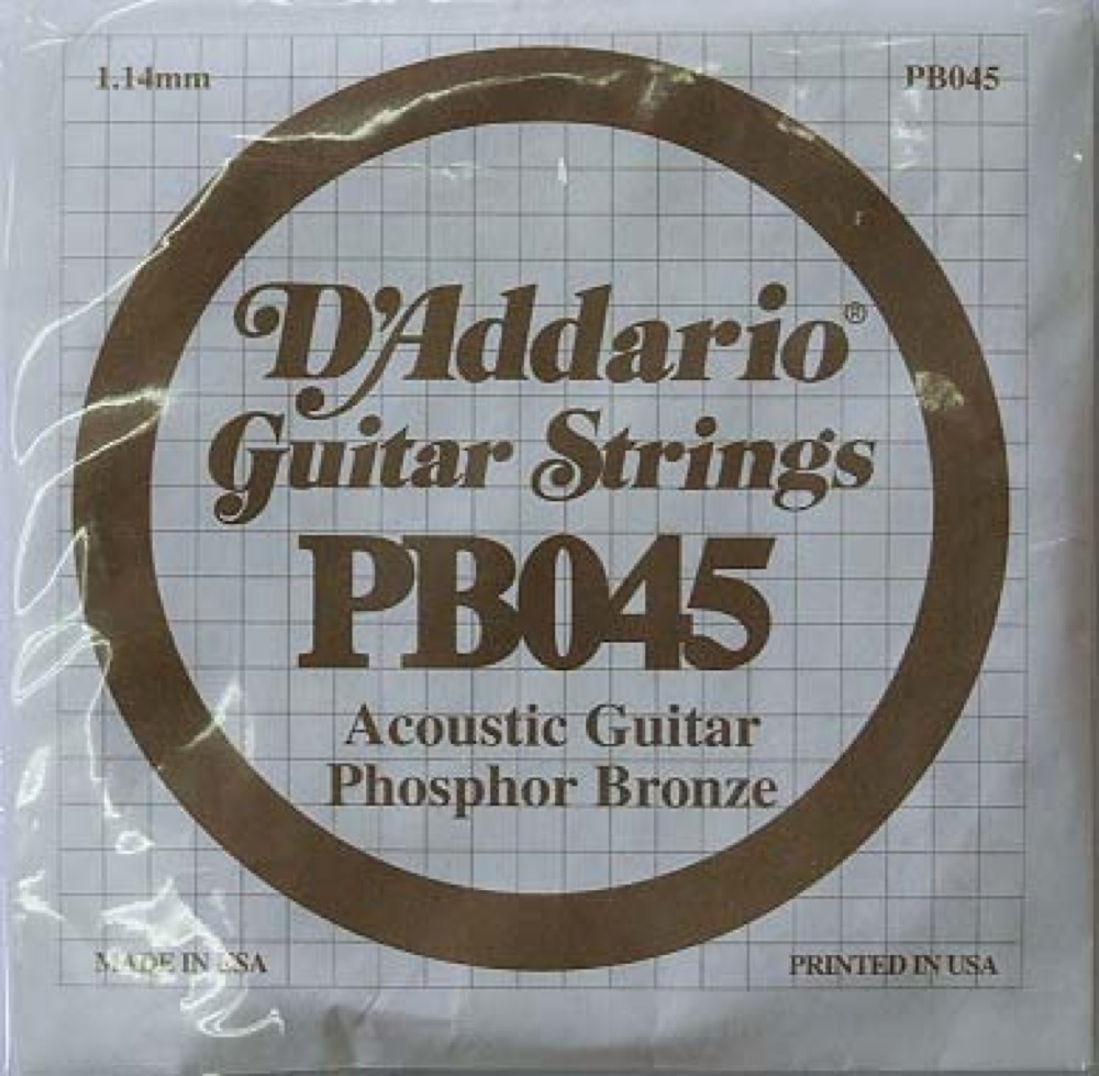 D’Addario PB045弦/Phosphor Bronze