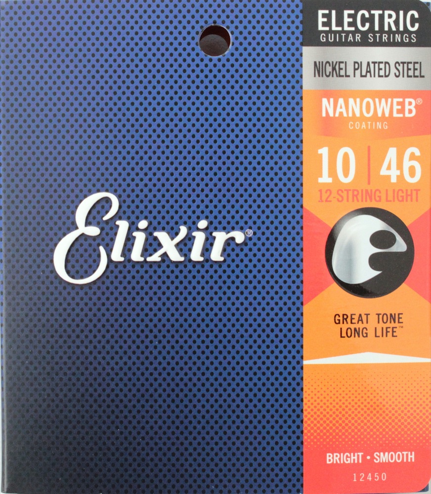 ELIXIR 12450 NANOWEB 12-String Light 10-46 12弦エレキギター弦