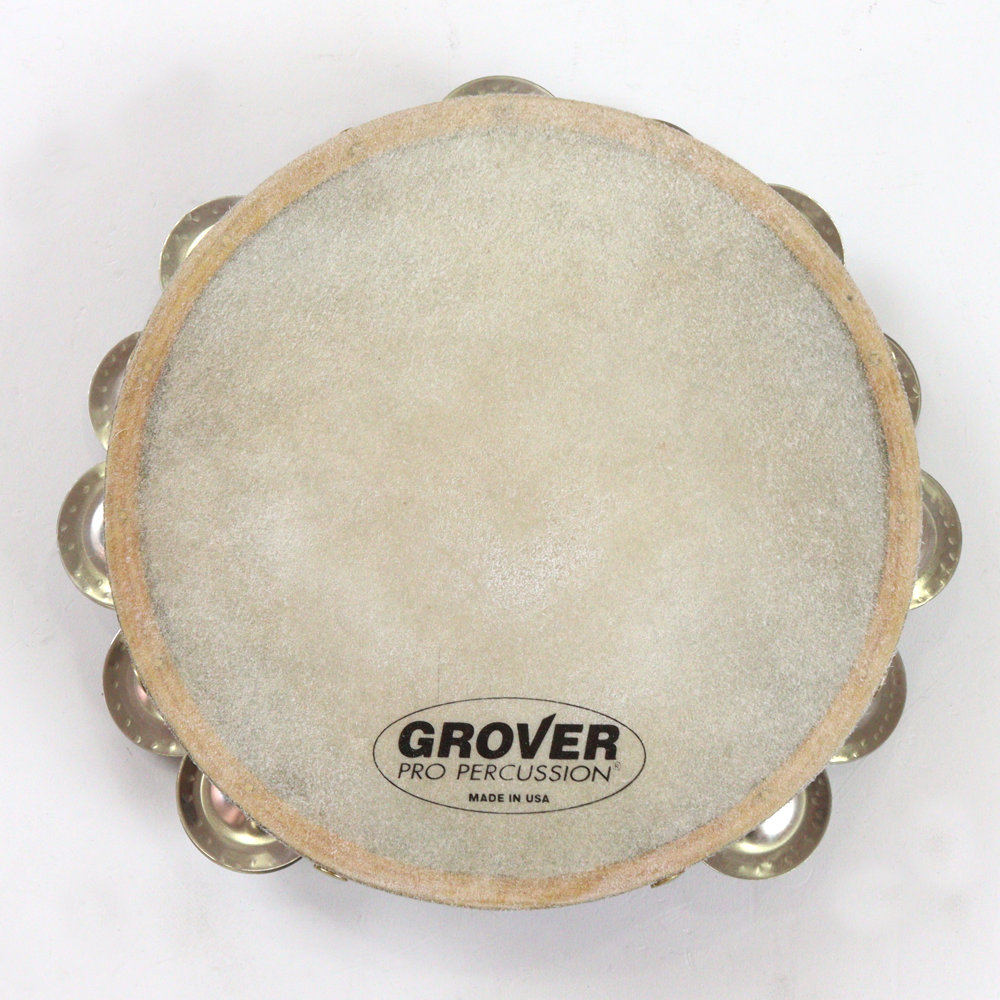 Grover Pro Percussion GV-T2GS-8 プロジェクションプラス タンバリン 正面画像