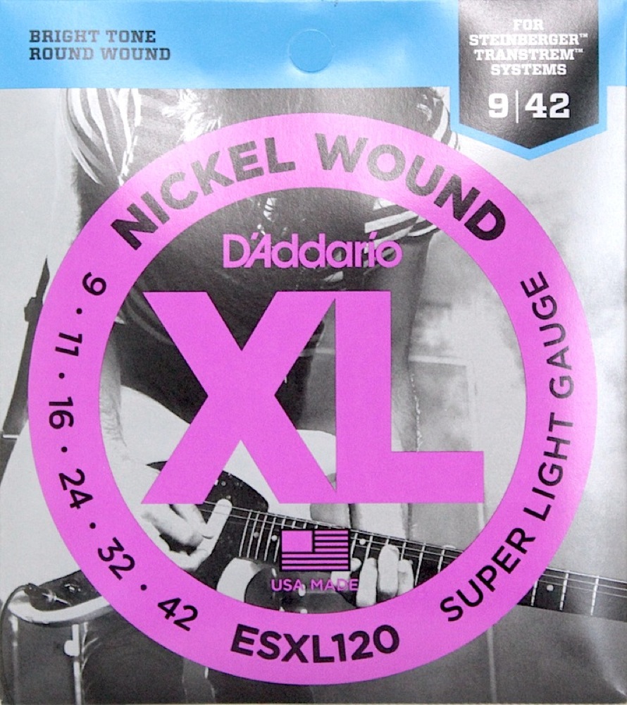 D'Addario ESXL120/ダブルボールエンド エレキギター弦