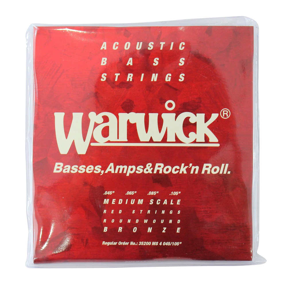 WARWICK 35200 MS4 RED BRONZE Acoustic 4-string Medium scale 045-105 アコースティックベース弦