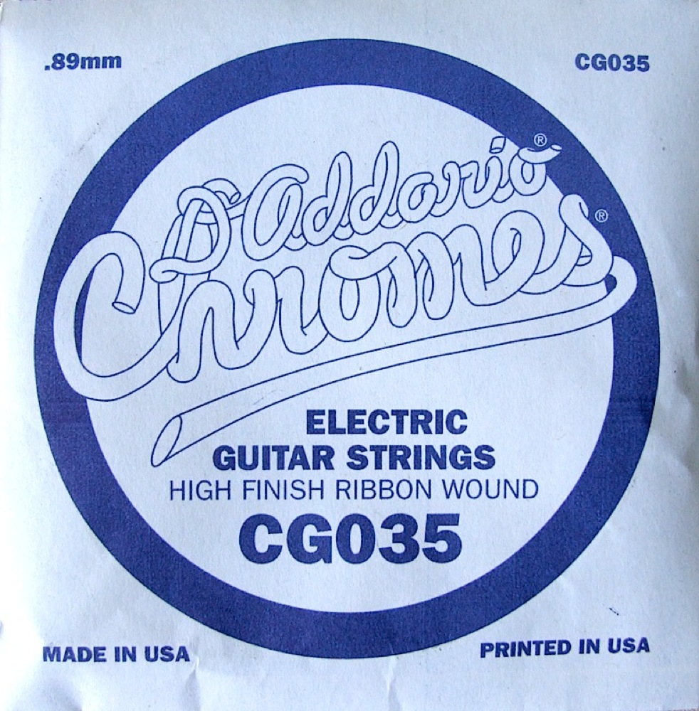 D’Addario CG035 Chromes Flat Wound バラ弦