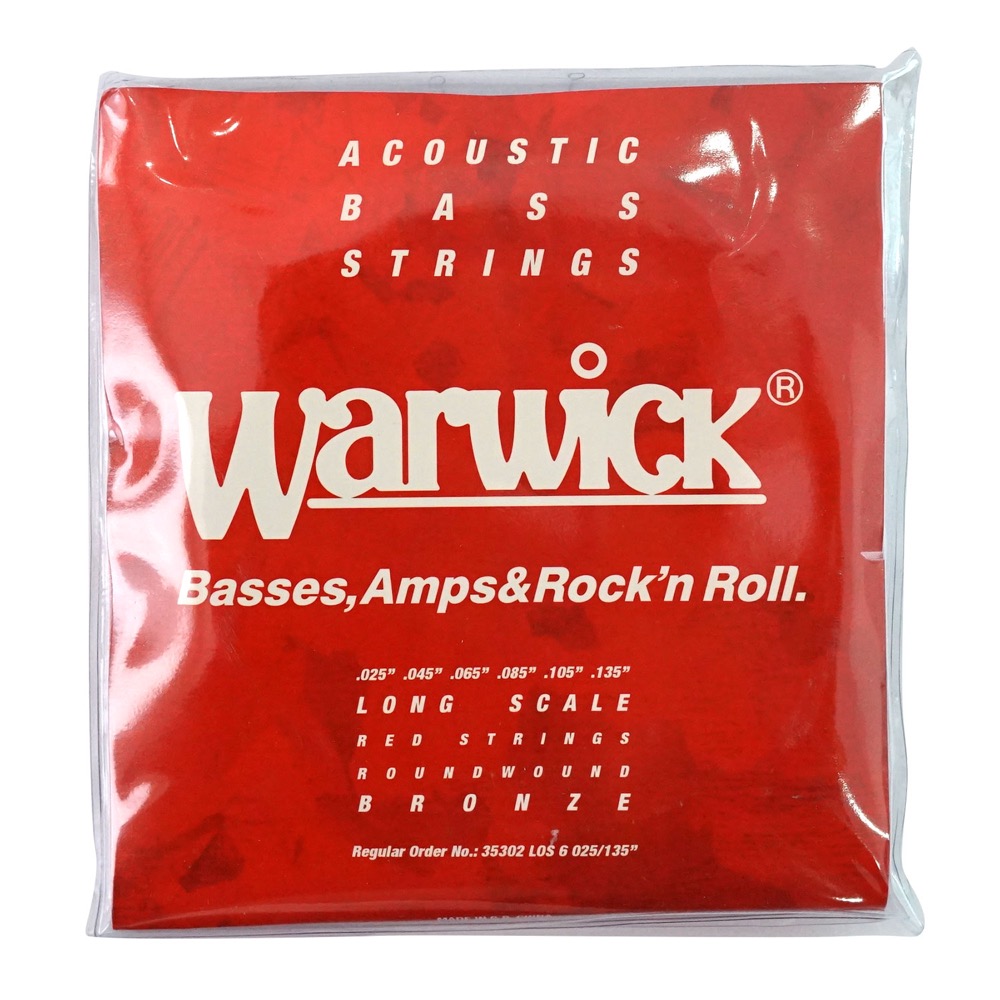 WARWICK 35302 LOS6 RED BRONZE Acoustic 6-string Long scale 025-135 アコースティックベース弦