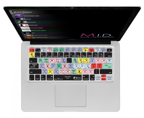 KB Covers FC-M-CC for Final Cut Pro/Express Apple MacBook US配列用キーボードカバー
