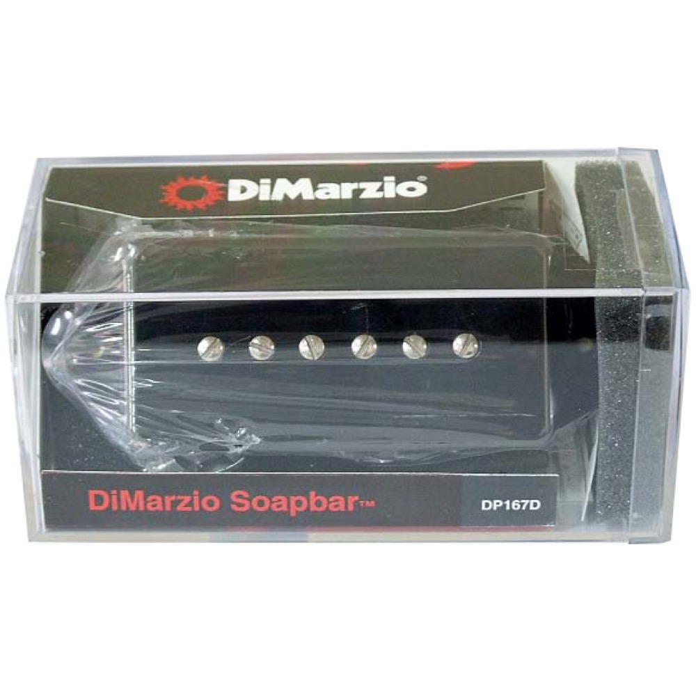 Dimarzio DP167D/DiMarzio Soapbar dog-ear/BK