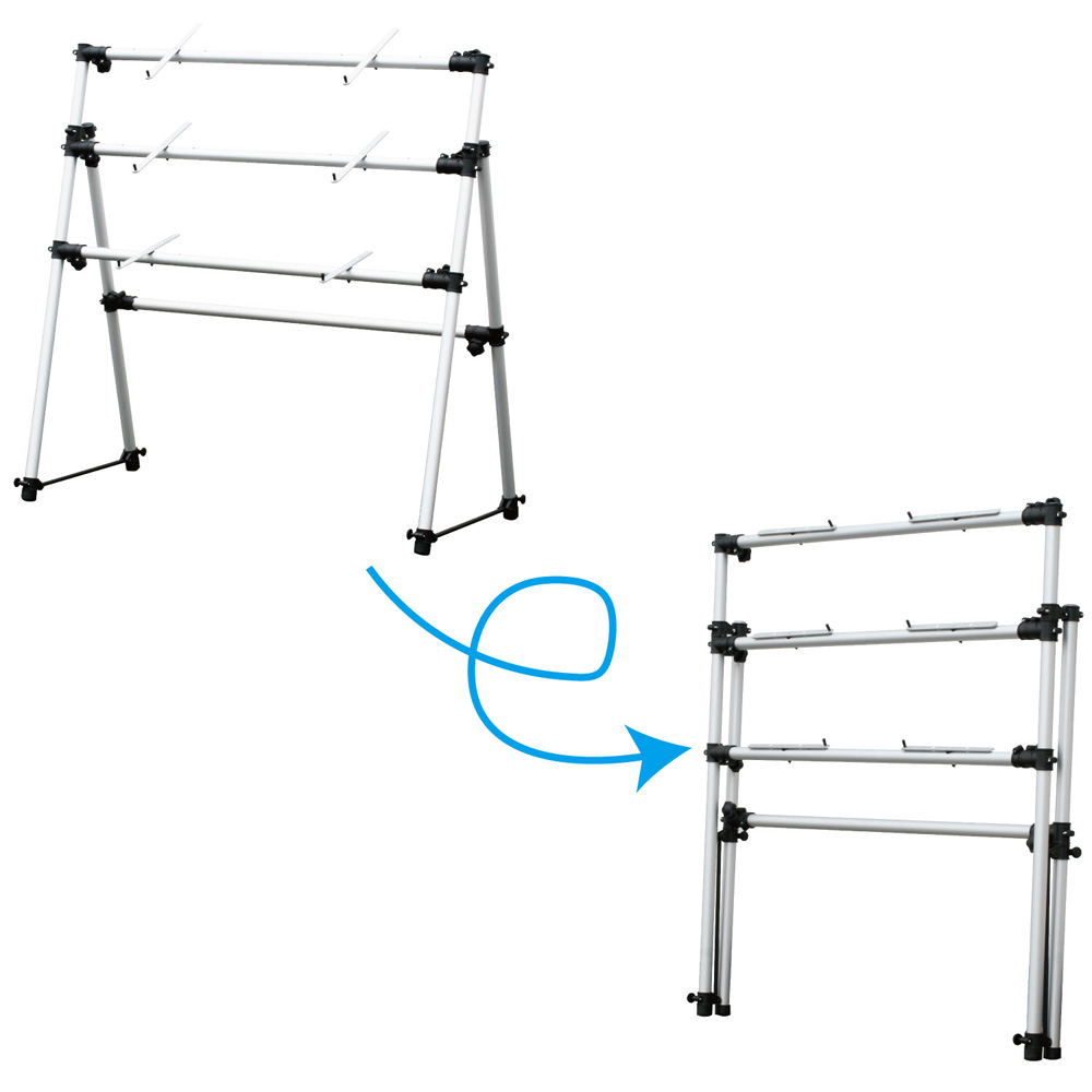 3段設置可能なキーボードスタンド