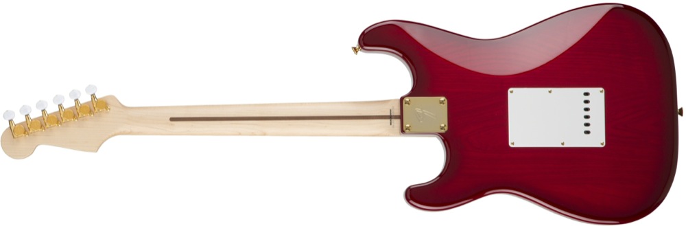 Fender Richie Kotzen Stratocaster TRS リッチーコッツェン ストラトキャスター トランスペアレントレッドバースト 背面画像