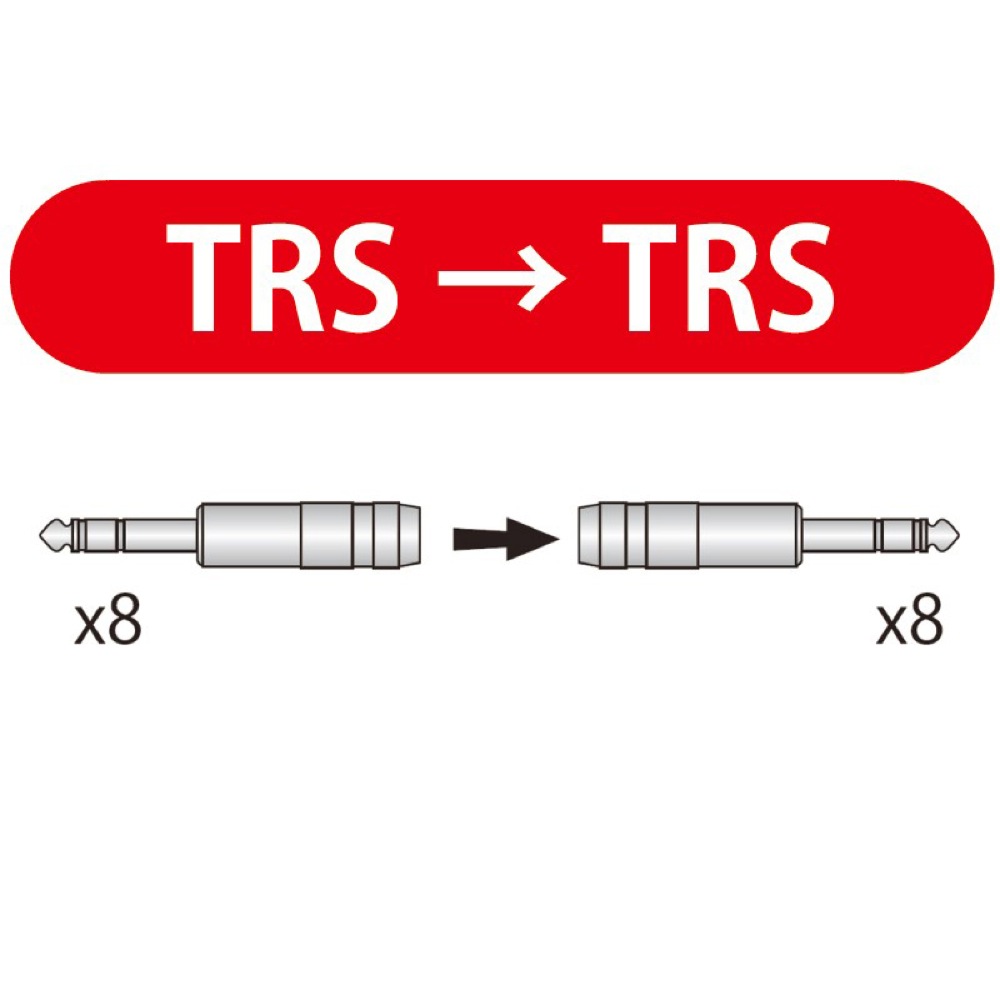 コネクタ：TRS-TRS/長さ：3.0m