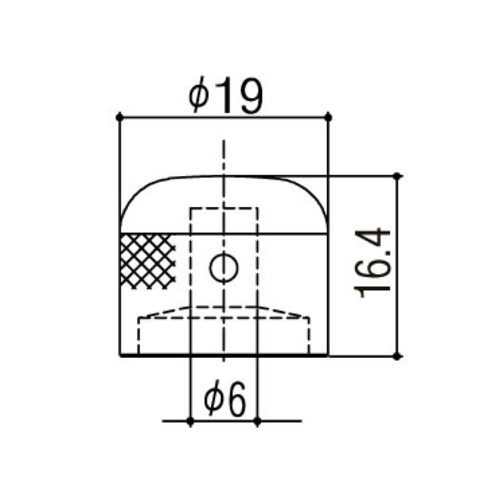 ゴトー社製パーツ、ノブ『GOTOH VK3/GG』です。