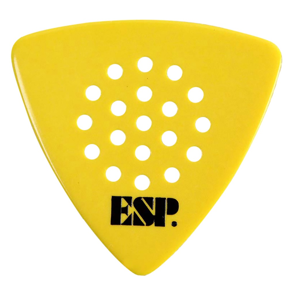 ESP PD-H10/Y 1.0m 穴あき ギターピック×50枚